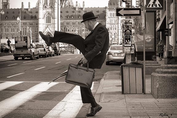 silly walk vignette web
